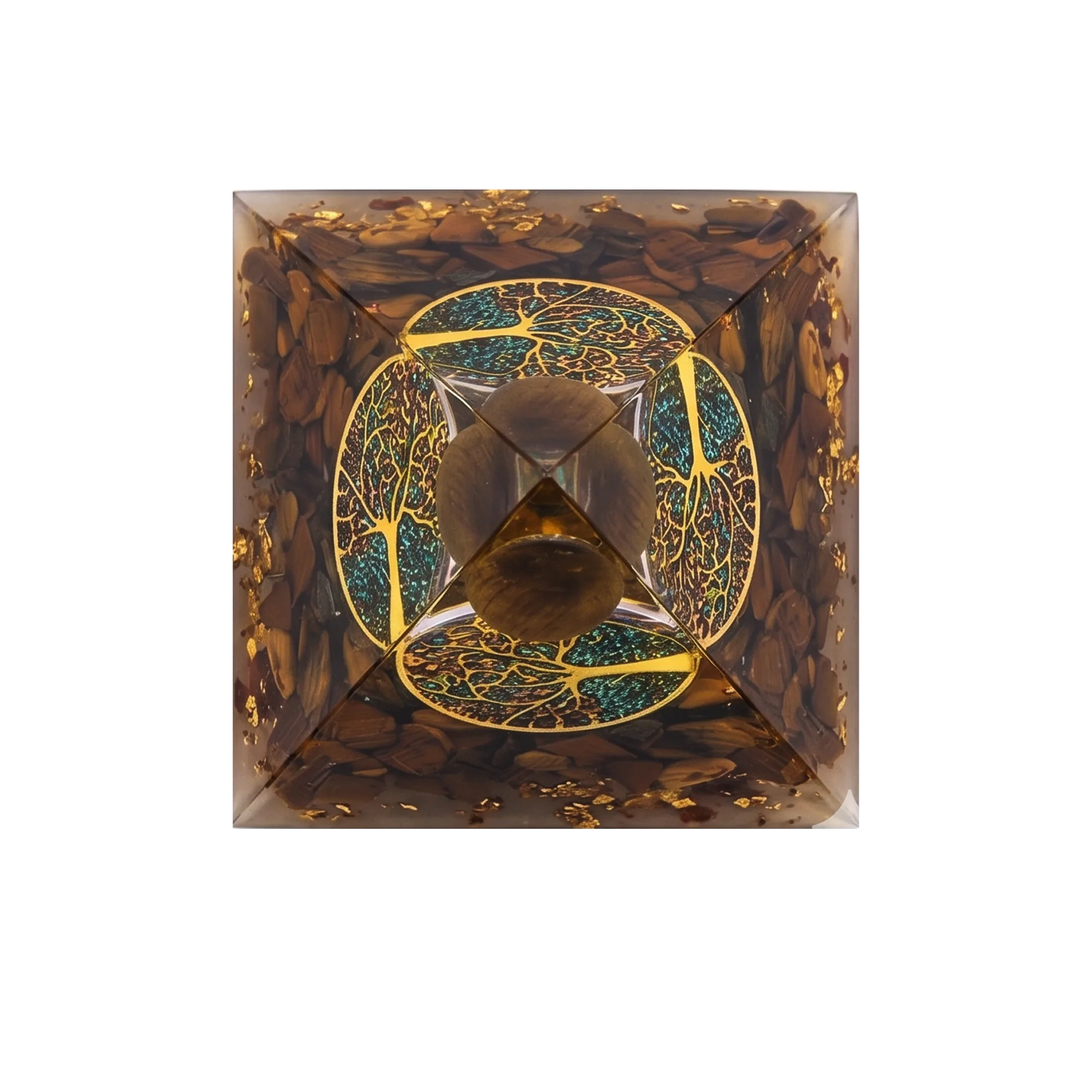 7-Piece Orgone Crystal Pyramid Set - Piece 1