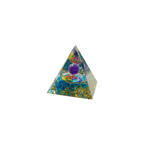 8pcs Orgone Pyramid Set - Amethyst Mandala