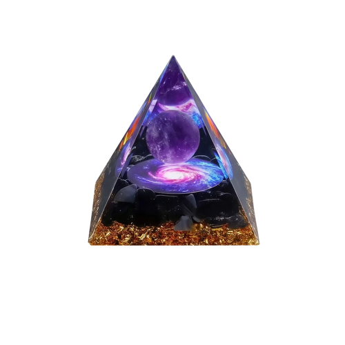 Orgonite Amethyst Sphere Pyramid