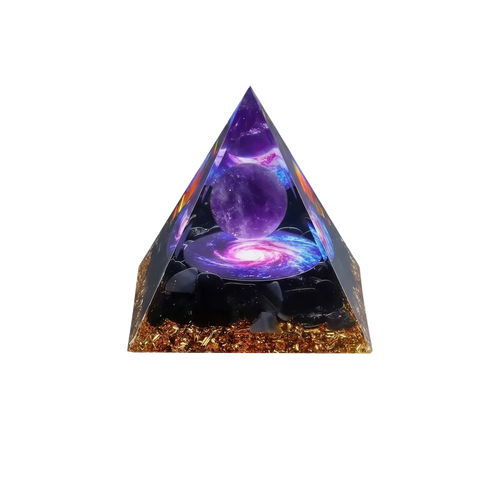 Orgonite Amethyst Sphere Pyramid